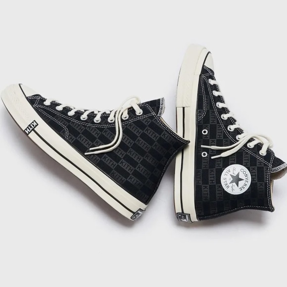 Kith Shoes - KITH x Converse Black Chuck Taylor High Top Sneakers - Ladies 8